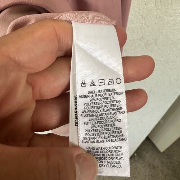 Dress the Population Dana Wrap Waist Cocktail Dress Mauve Size XL NWT - Picture 12 of 14